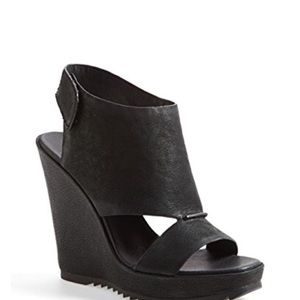Vince Camino Guevara Leather Platform Wedge